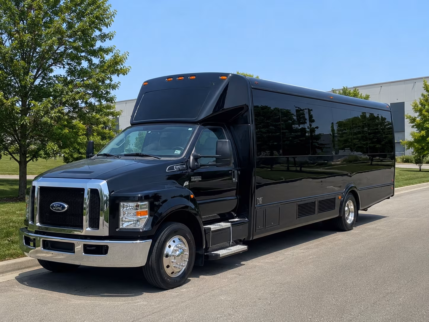 Louisville Private Event Transportation party bus exterior