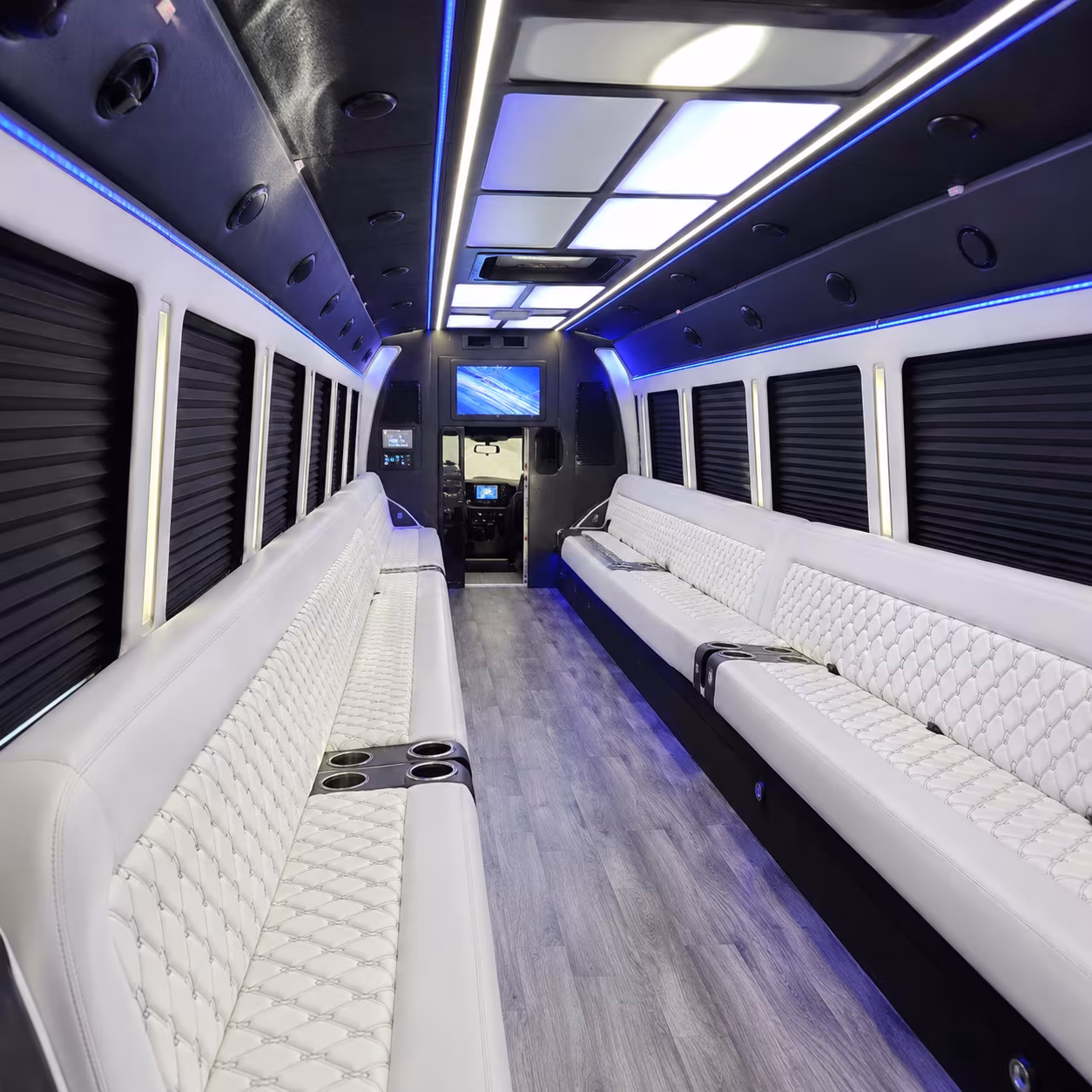 Louisville Private Event Transportation party bus exterior