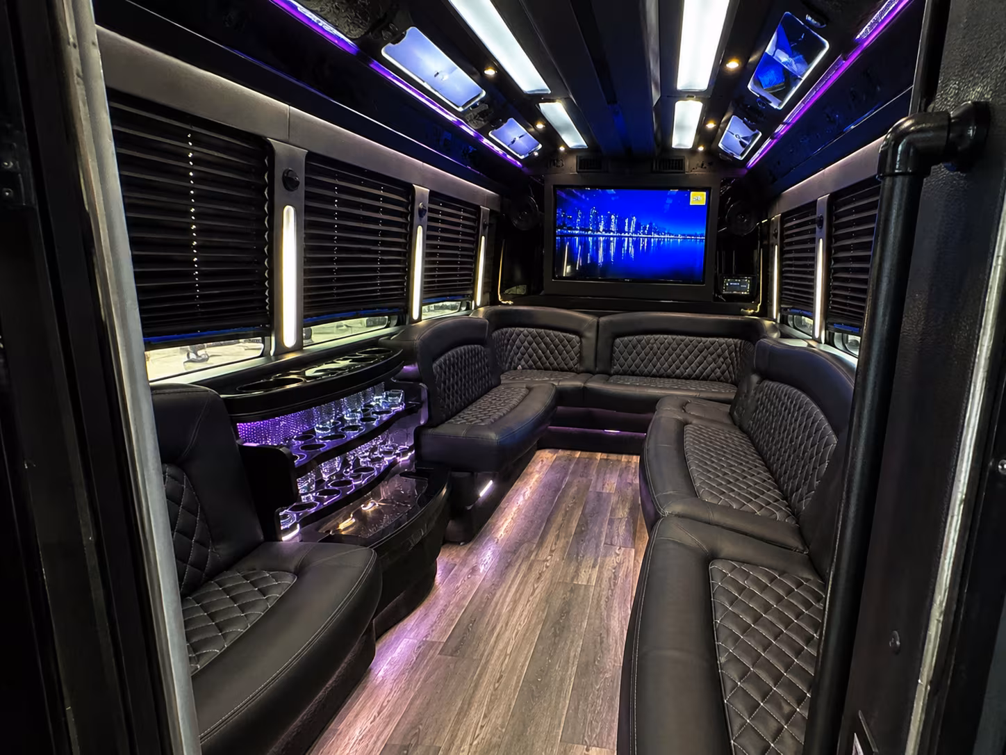 Louisville Private Event Transportation onboard seating