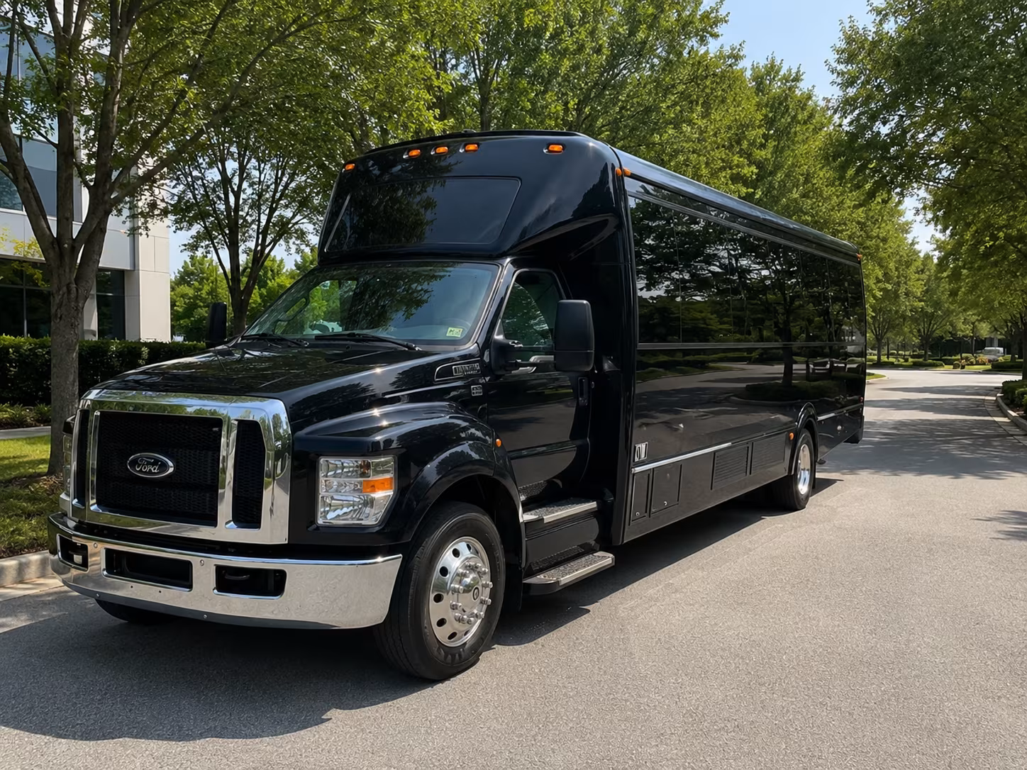 Louisville Private Event Transportation party bus exterior