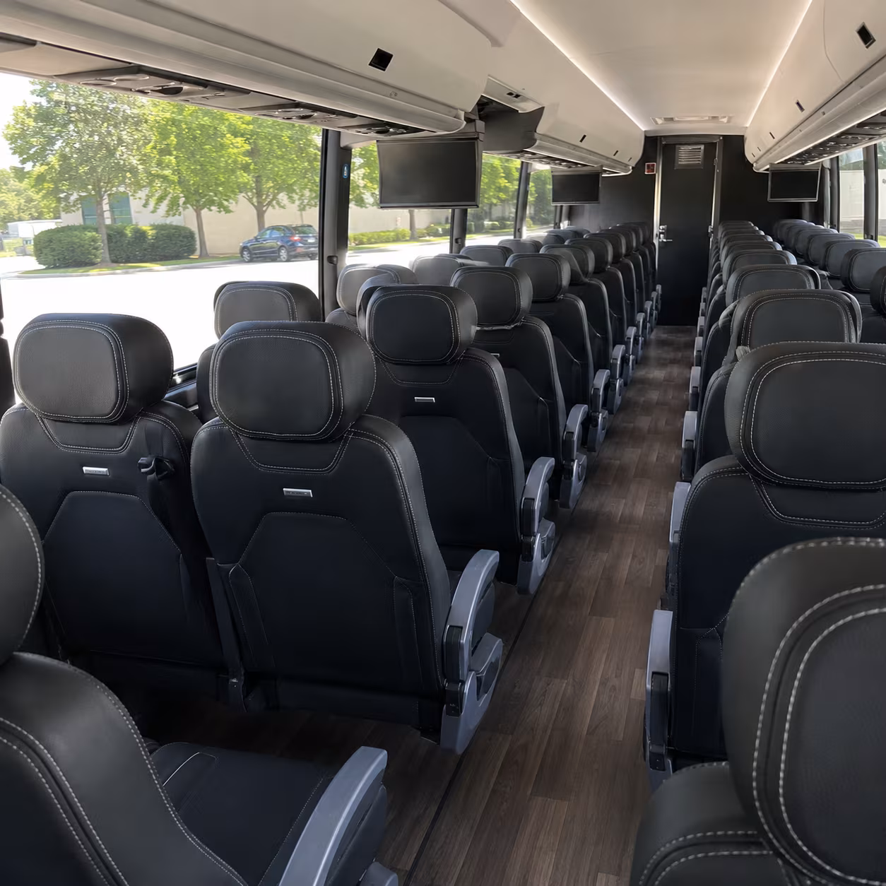 Louisville School Event Transportation party bus exterior