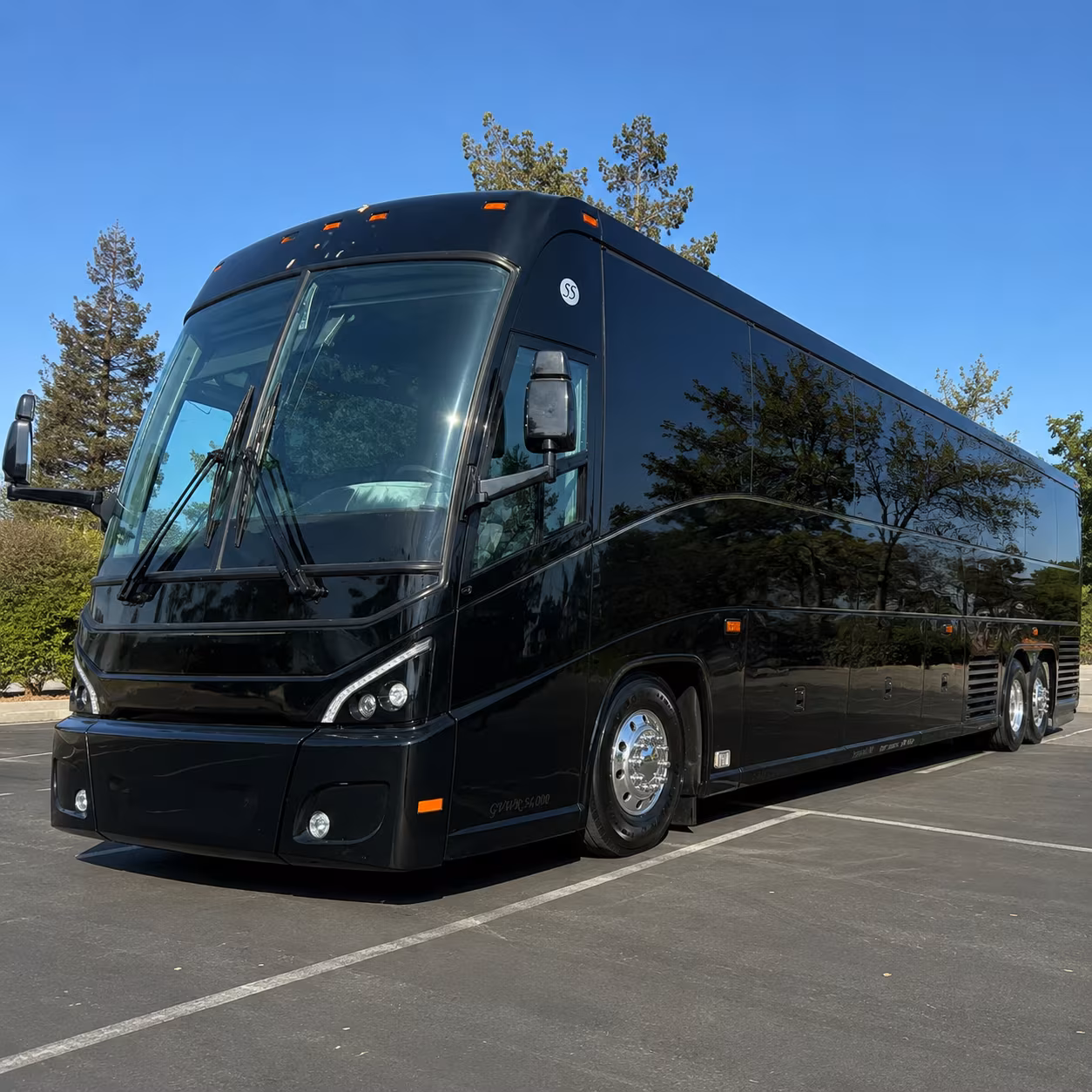 Louisville School Event Transportation party bus interior