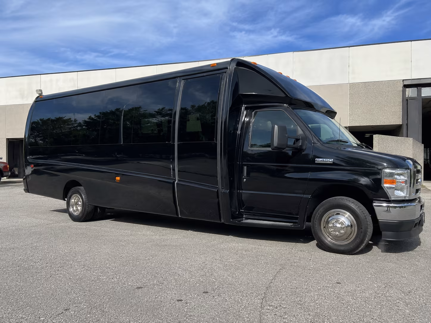 Louisville School Event Transportation party bus exterior